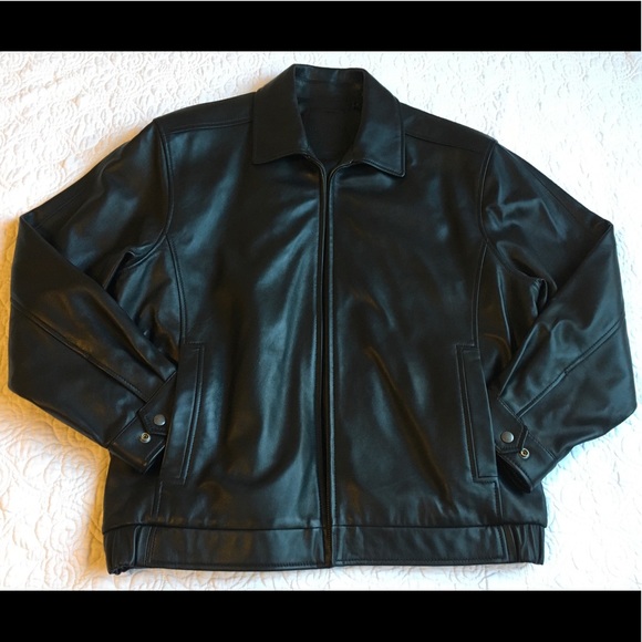 💼HP - Lambs Leather Bomber Jacket💼 - Picture 3 of 7